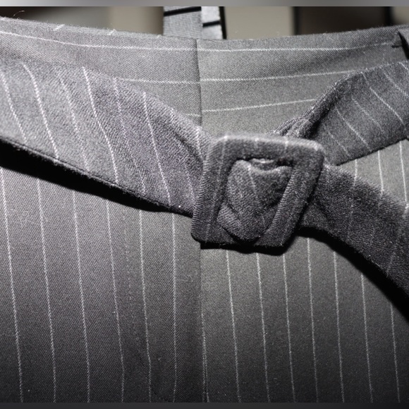 EUC Black Pinstripe Wide Leg Talbots Modern Pants Size 12 - Picture 4 of 5